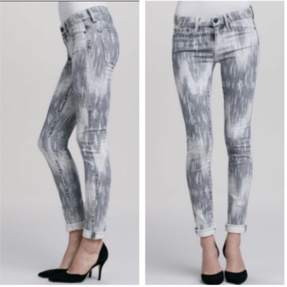 Vince Dylan Skinny Jeans in Beat Down White Size 29